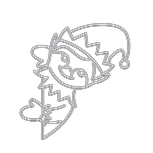 Peeking Elf Fancy Die