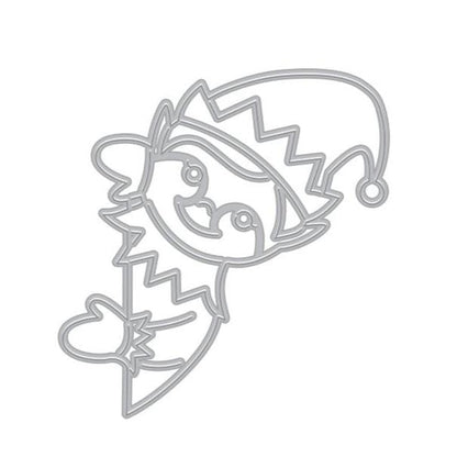 Peeking Elf Fancy Die