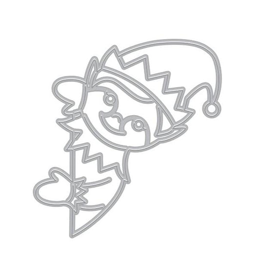 Peeking Elf Fancy Die