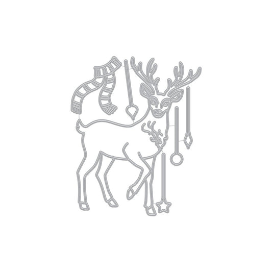 Holiday Reindeer Fancy Dies