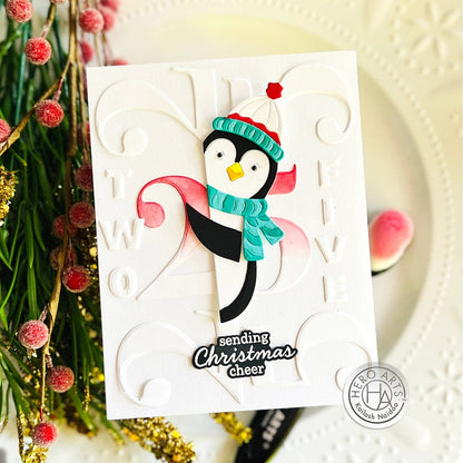 Peeking Penguin Fancy Die