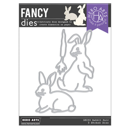 Rabbit Pair Fancy Dies