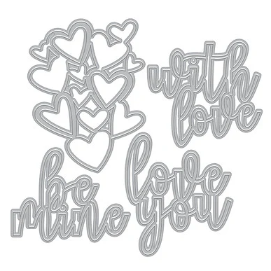 Love & Hearts Fancy Dies