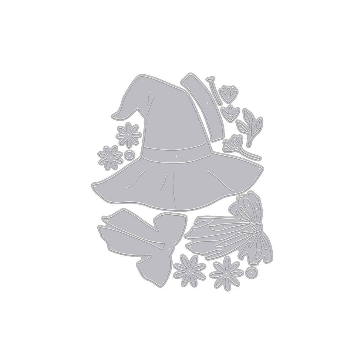 The Witch's Hat Etched Dies