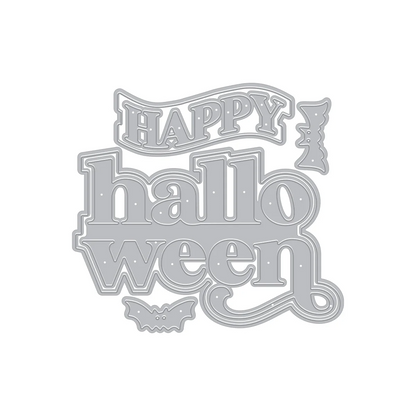 Happy Halloween Etched Dies 