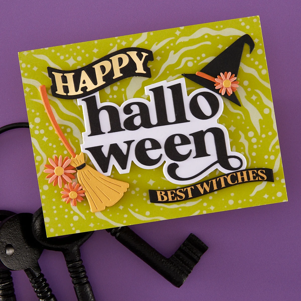 Happy Halloween Etched Dies 
