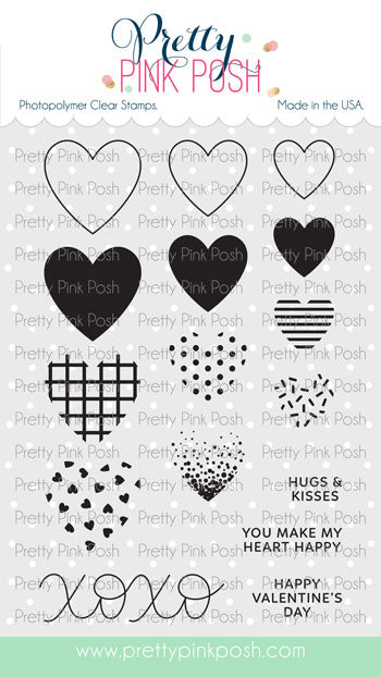 Decorative Hearts Stamp Set