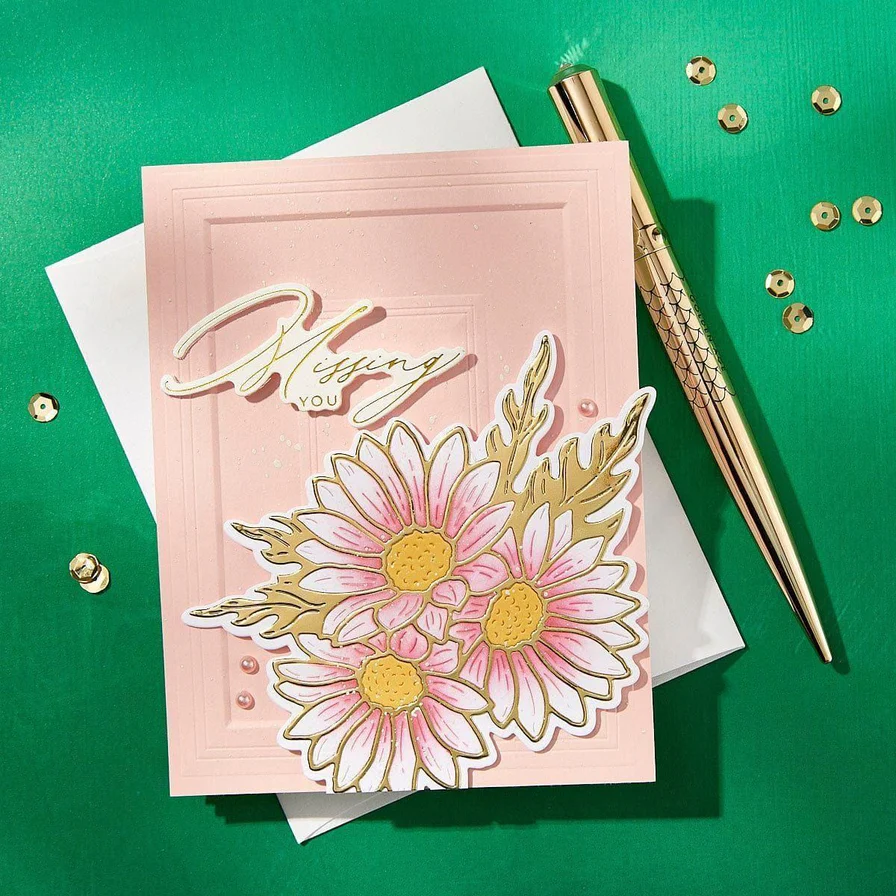 Yana's Daisies Etched Dies