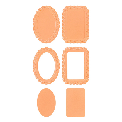 Scalloped Frames 3D Emboss & Cut Folder 