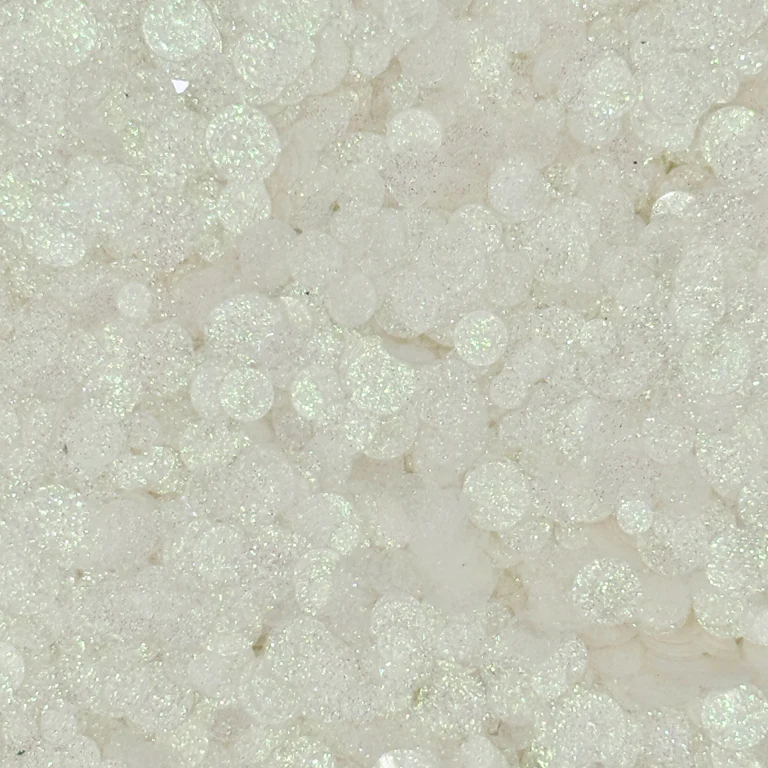 White Sparkle Spots Flat Confetti Embellishment Mix