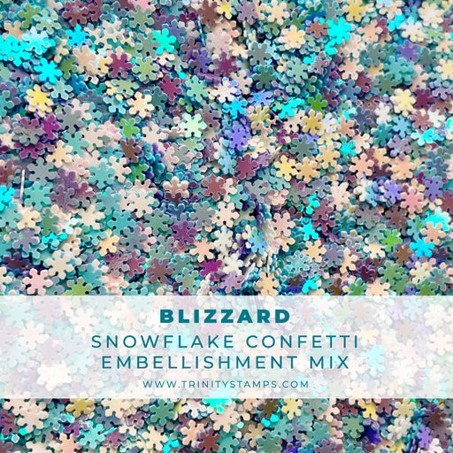 Blizzard Snowflake Confetti Embellishment Mix 