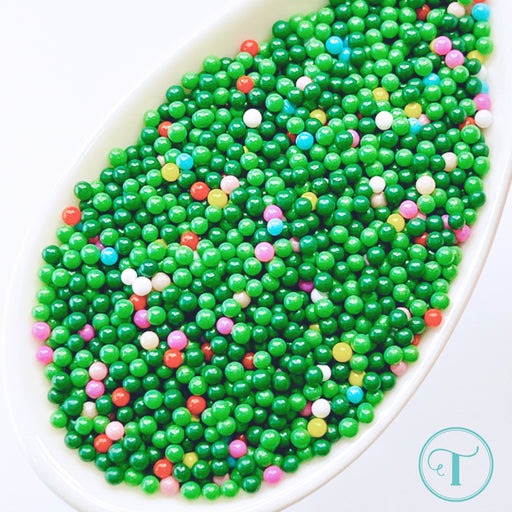 Christmas Tree Sprinkles Shaker Pop Embellishment Mix 
