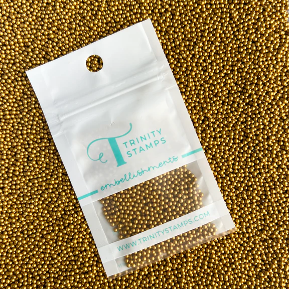 Gold Shaker Pop Embellishment Mix 