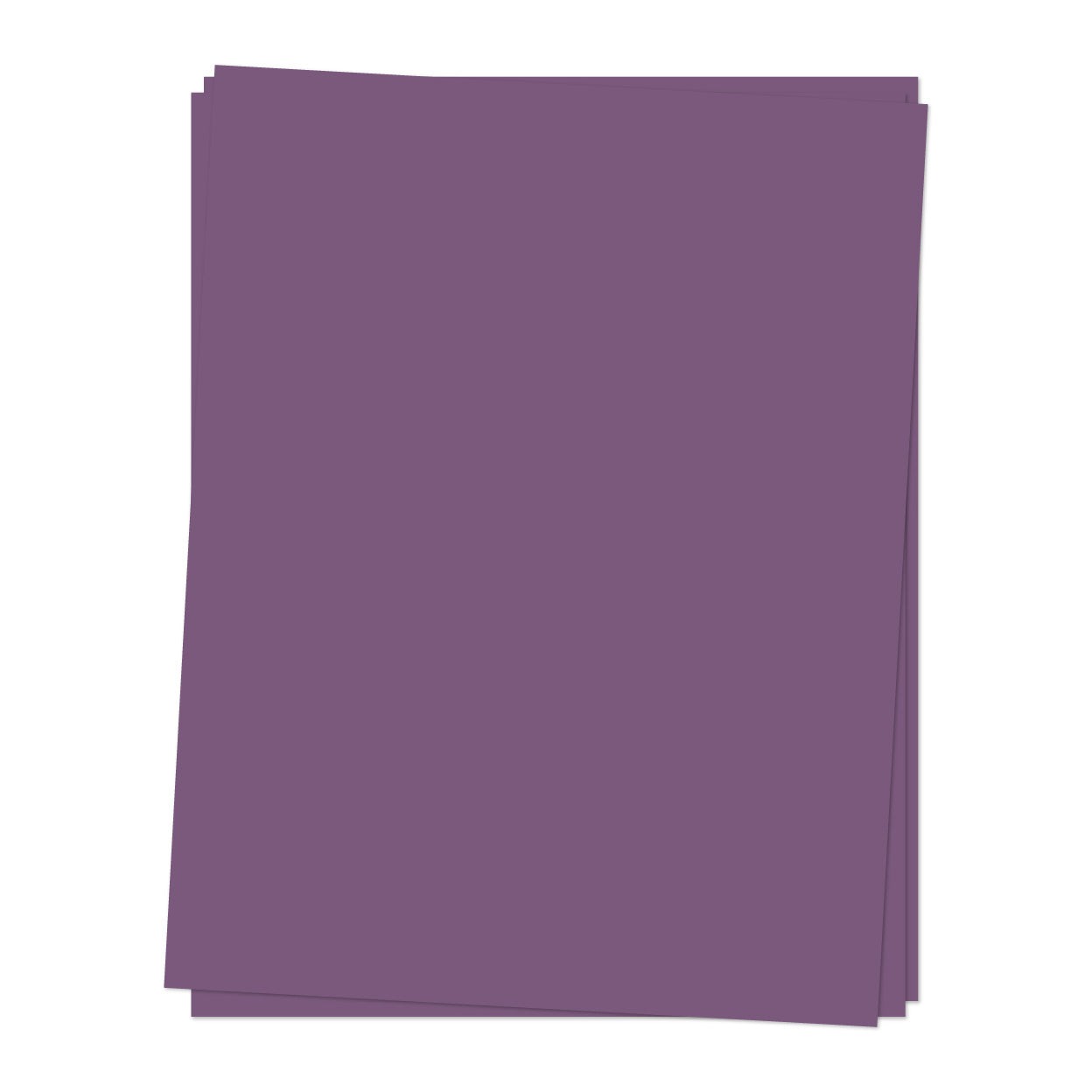 8.5 x 11 Cardstock: Eggplant