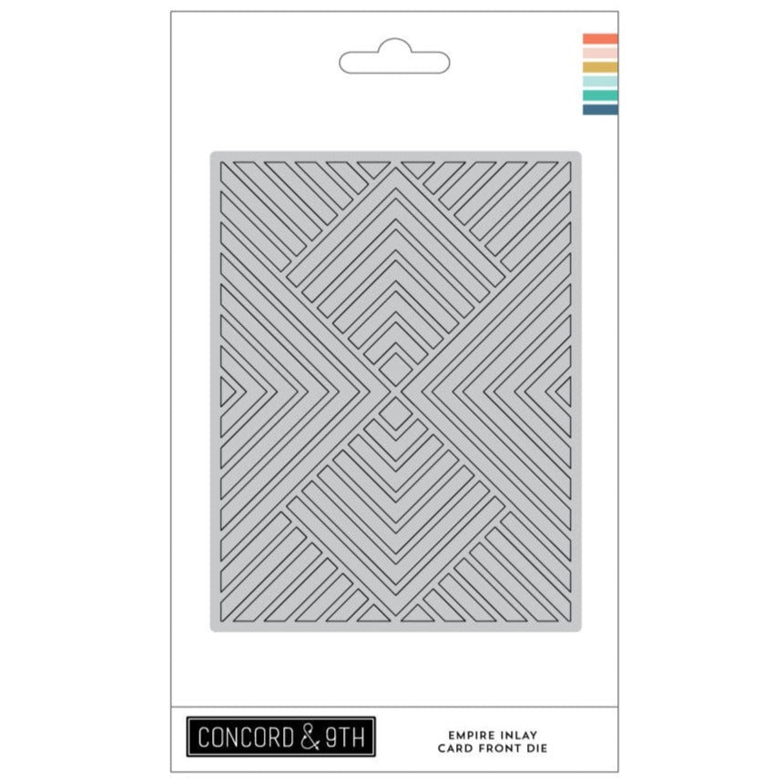 Empire Inlay Card Front Die – Butterfly Reflections, Ink.