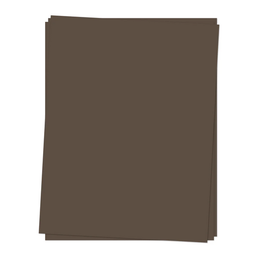 8.5 x 11 Cardstock: Espresso