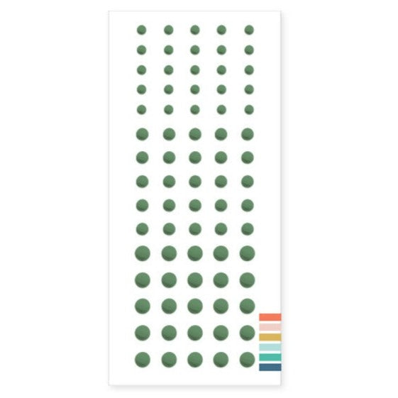 Enamel Dots: Evergreen