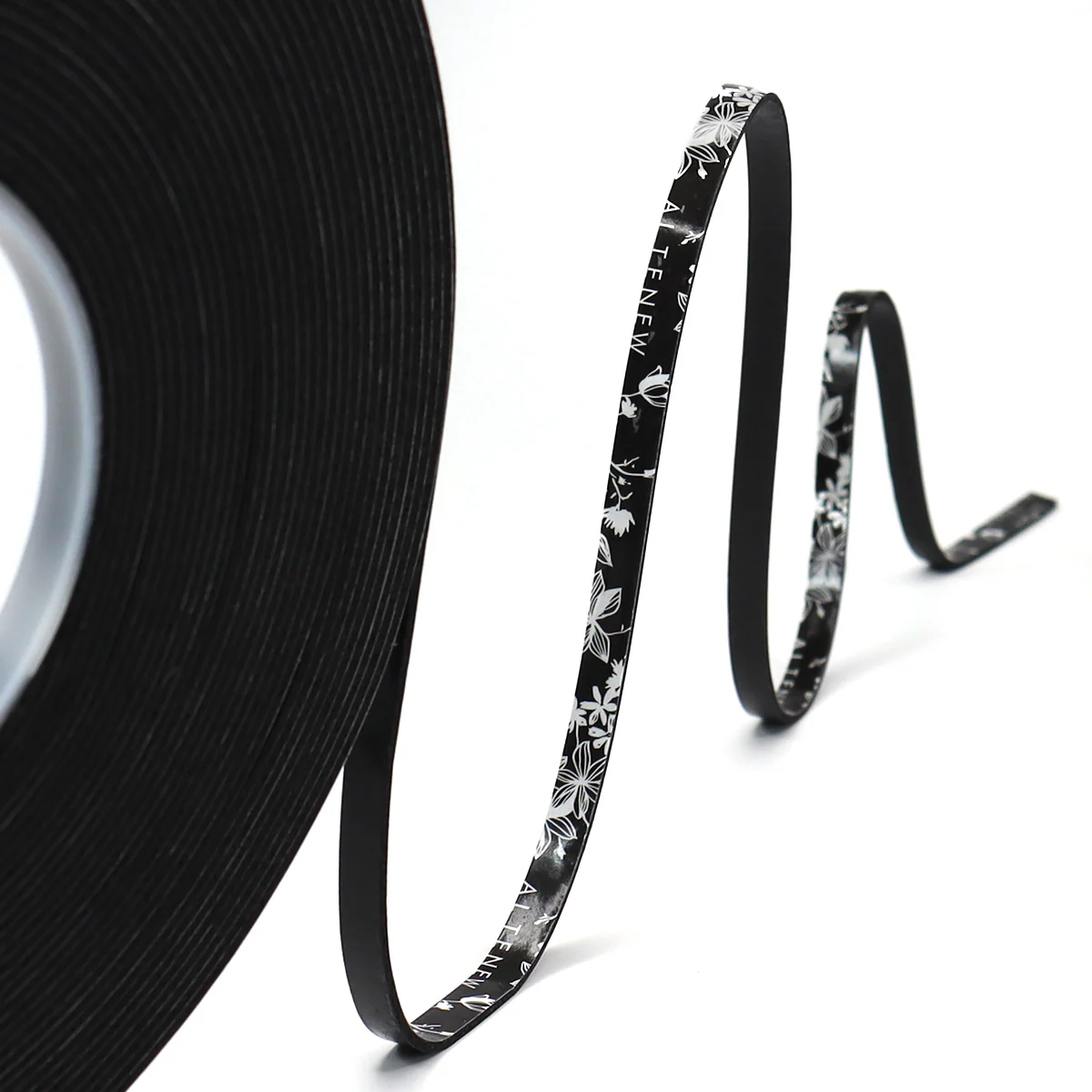 Black Instant Dimension Foam Tape - 1/16'' x 1/4"