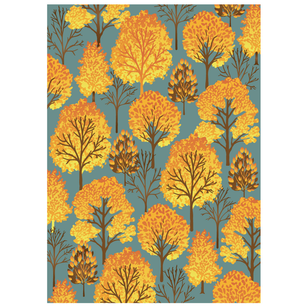 Fall Forest 3D Embossing Folder