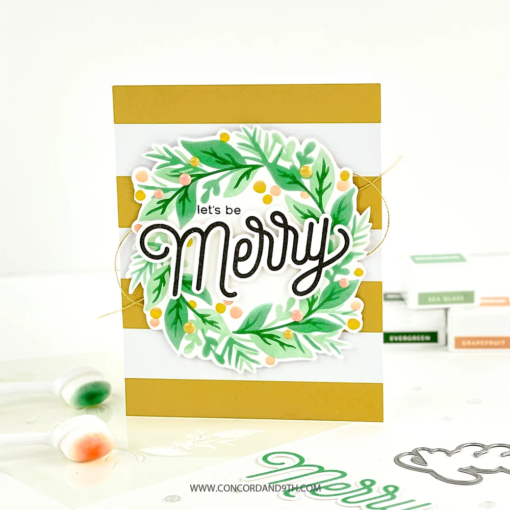Boughs & Holly Stencil Pack