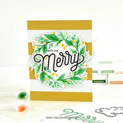 Boughs & Holly Stencil Pack