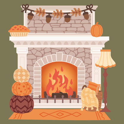 Lovely Layers: Fireplace Falloween Add-On Honey Cuts