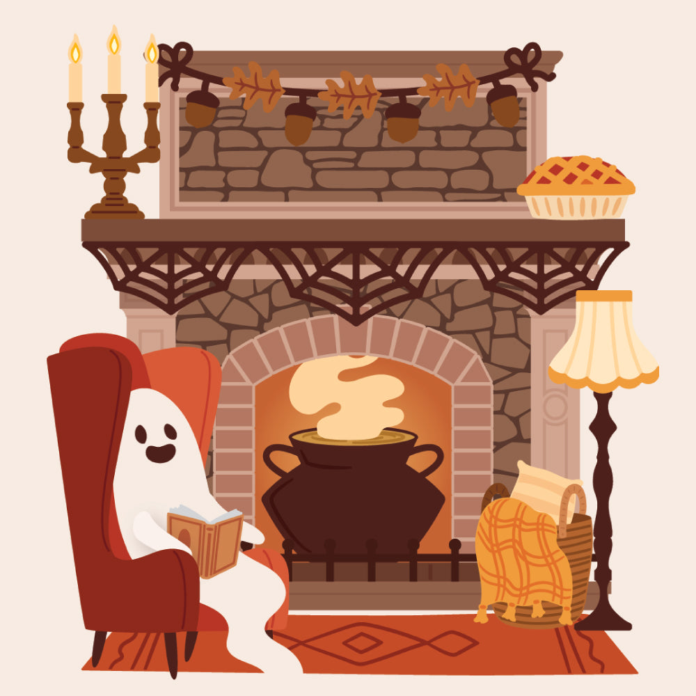 Lovely Layers: Fireplace Falloween Add-On Honey Cuts