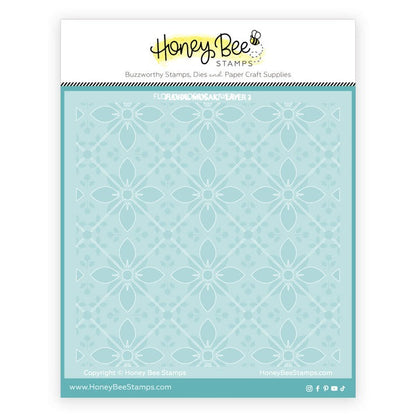 Floral Mosaic Layering Stencils