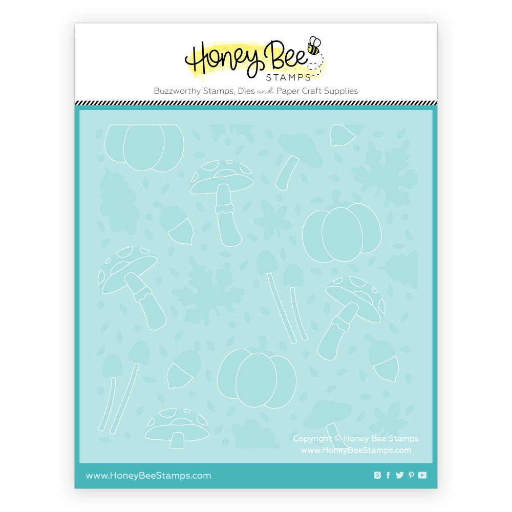 Forest Floor Background Stencil Set