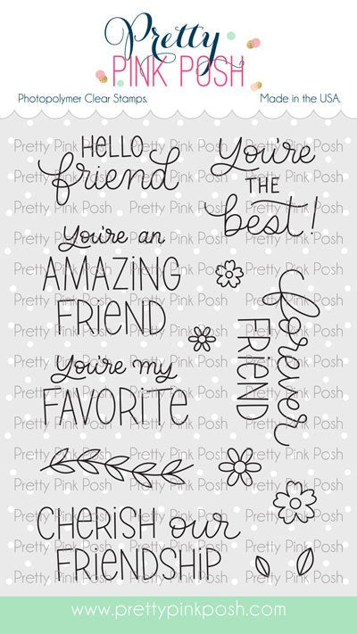 Friend Greetings Stamp Set