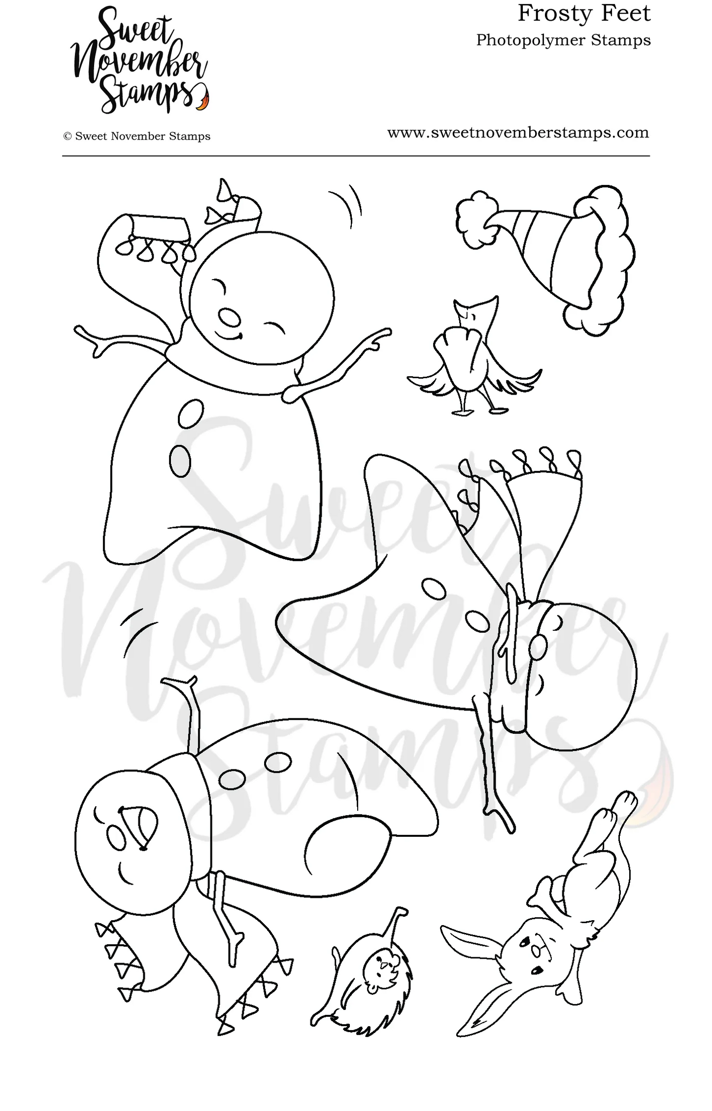 Frosty Feet Stamp Set