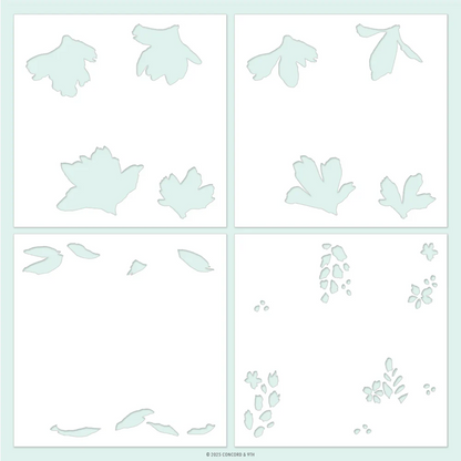 Garden's Edge Stencil Pack