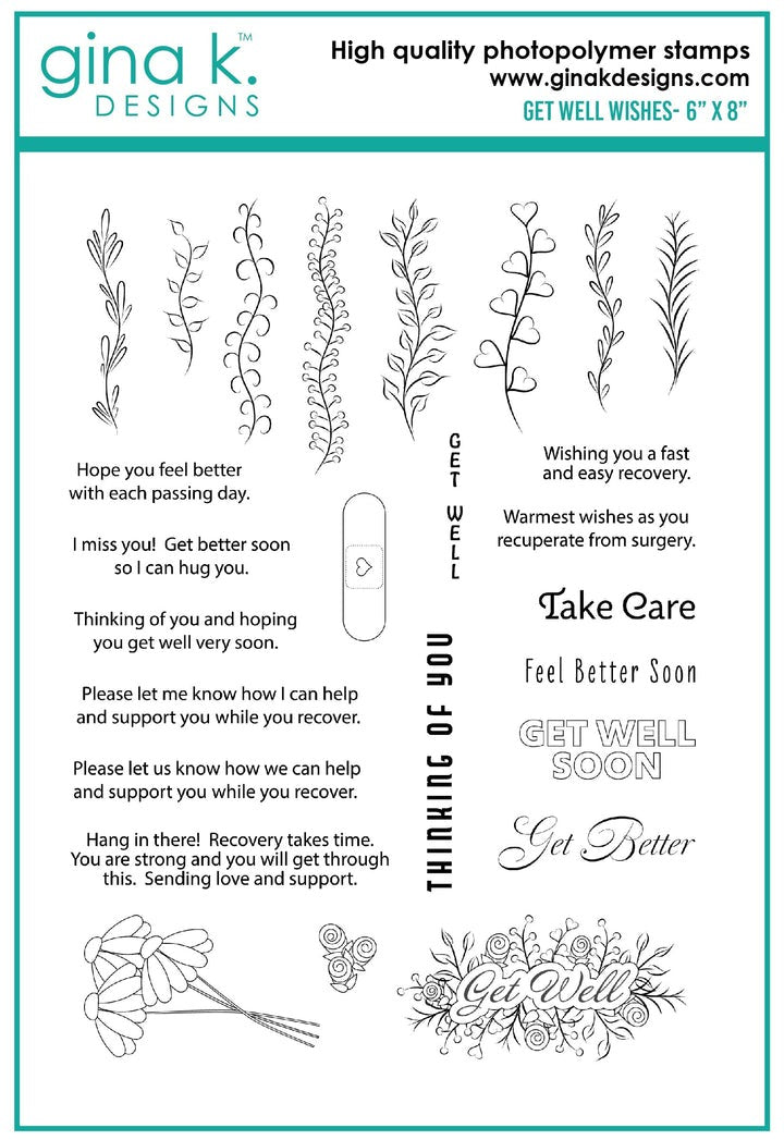 Get Well Wishes Stamp Set