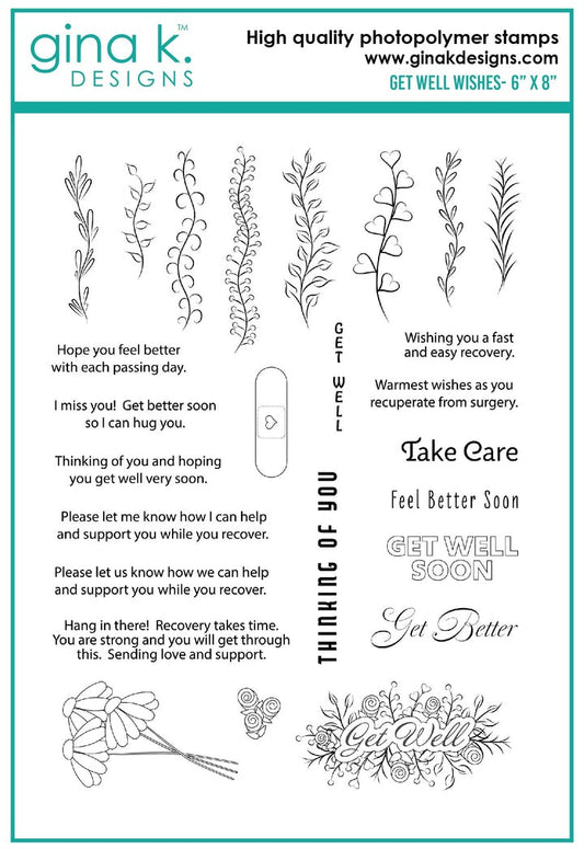 Get Well Wishes Stamp Set