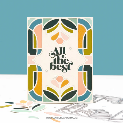 Gilded Glass Stamp Set 