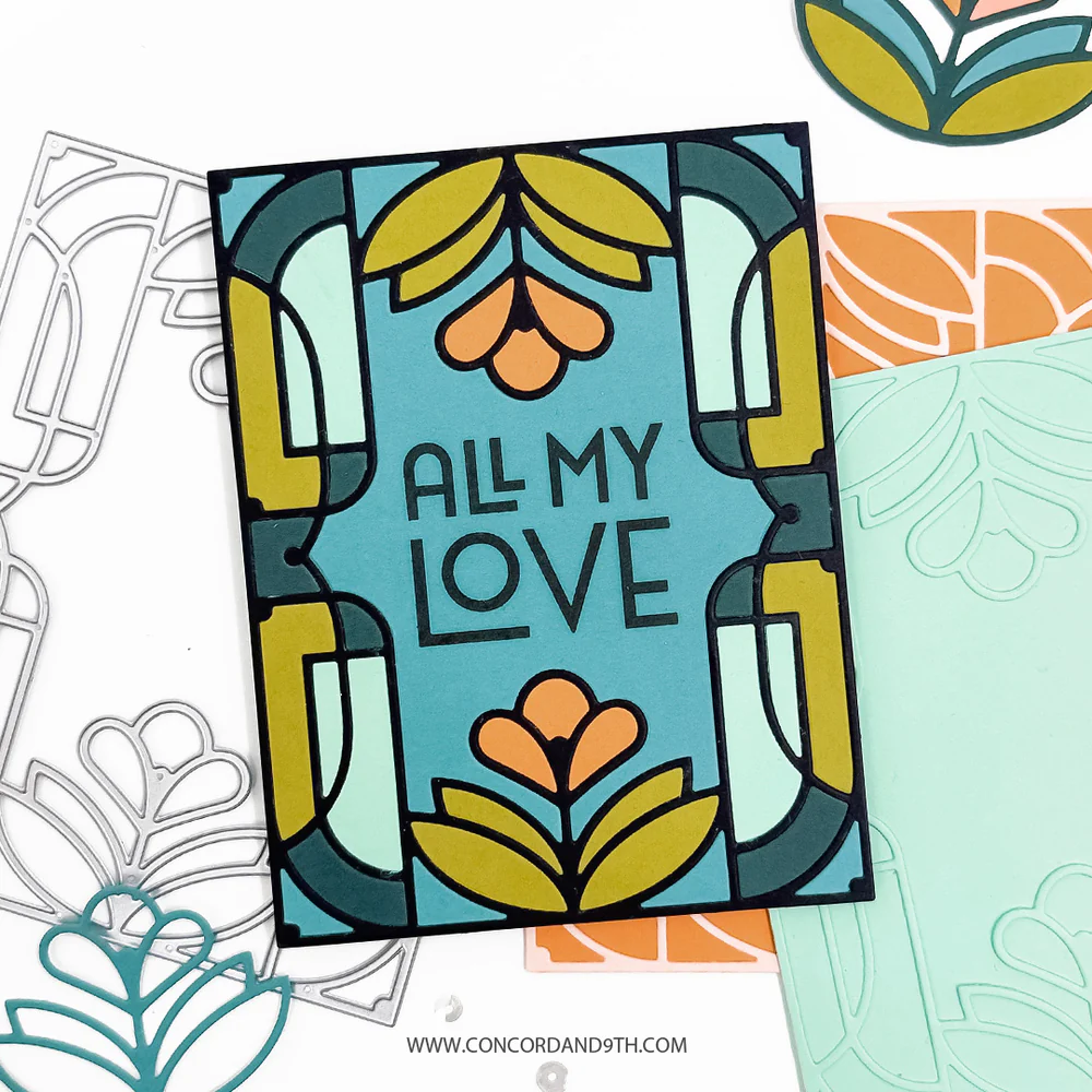 Gilded Glass Stamp Set 
