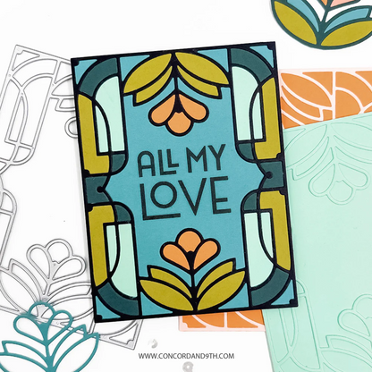 Gilded Glass Stamp Set 