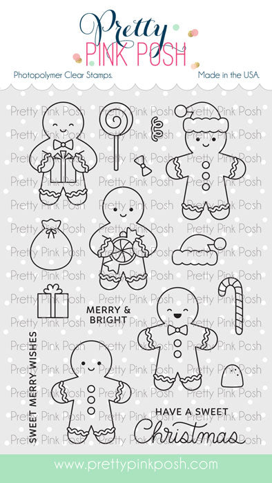 Gingerbread Friends Stamp Set – Butterfly Reflections, Ink.