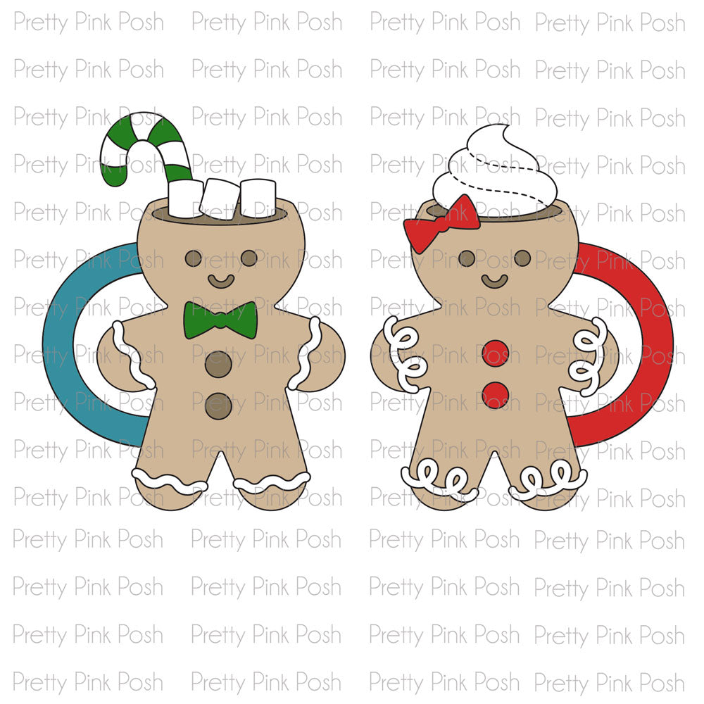 Gingerbread Mugs Dies