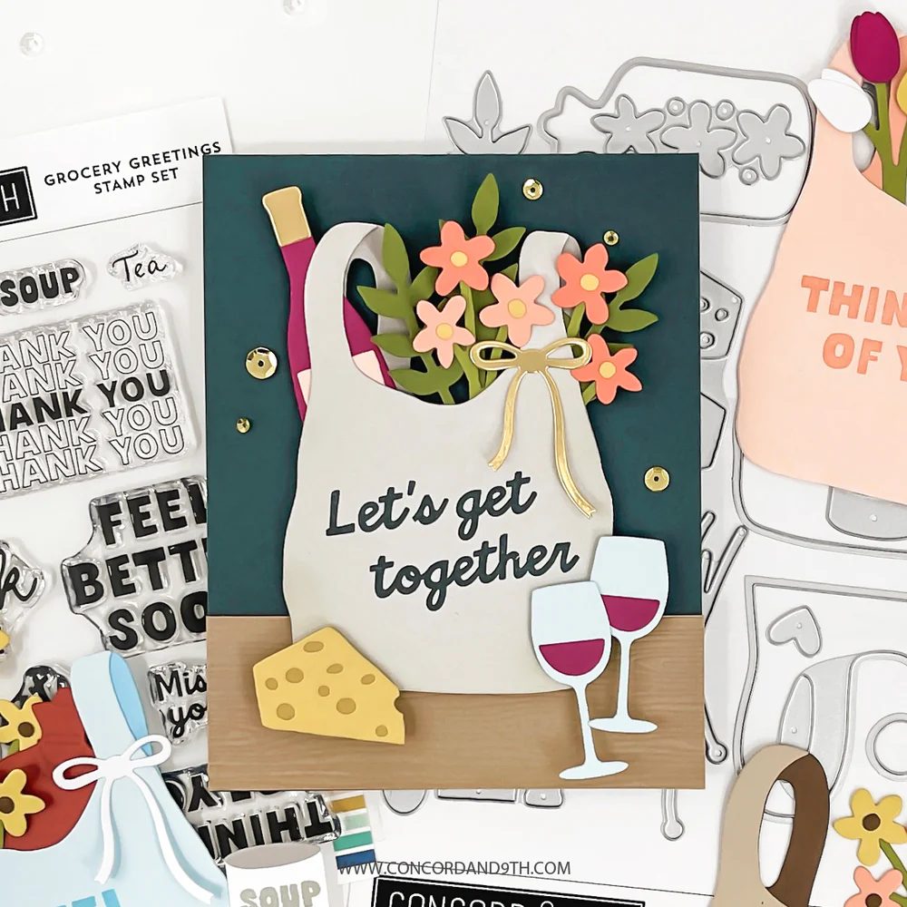 Grocery Greetings Stamp Set 