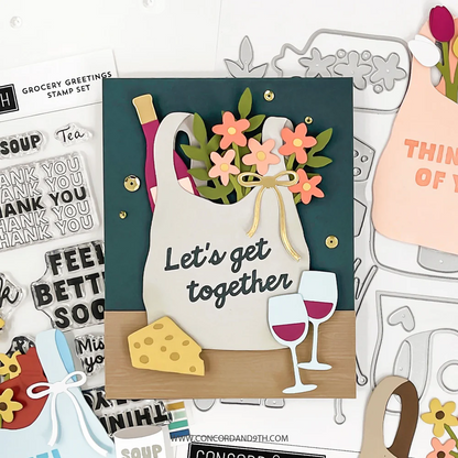 Grocery Greetings Stamp Set 