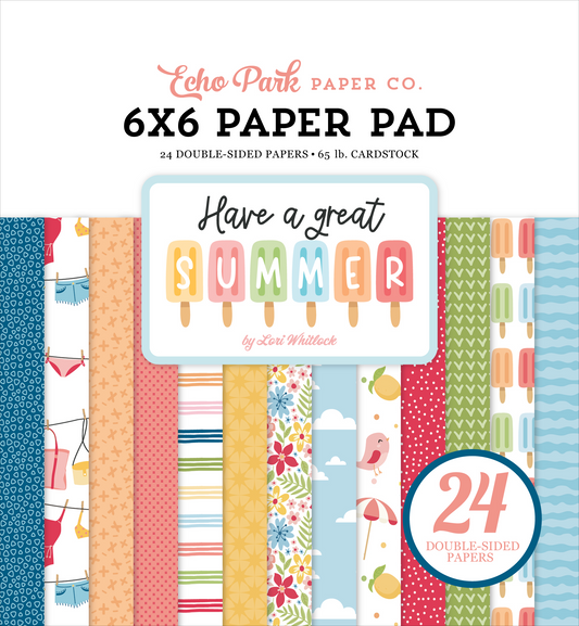 Have A Great Summer 6x6 Paper Pad