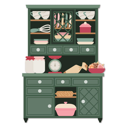 Lovely Layers: Hoosier Cabinet - Baking Add-On Honey Cuts