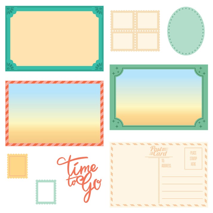 Time To Go Postcard Honey Cuts