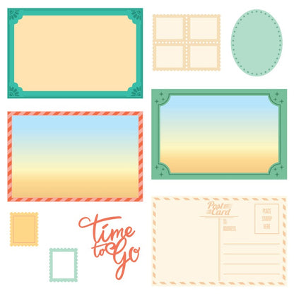 Time To Go Postcard Honey Cuts