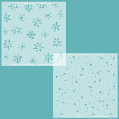 Snowflakes Layering Stencils