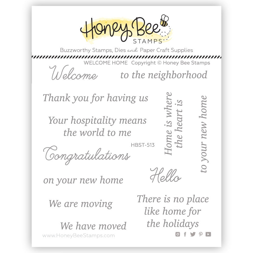 Welcome Home Stamp Set