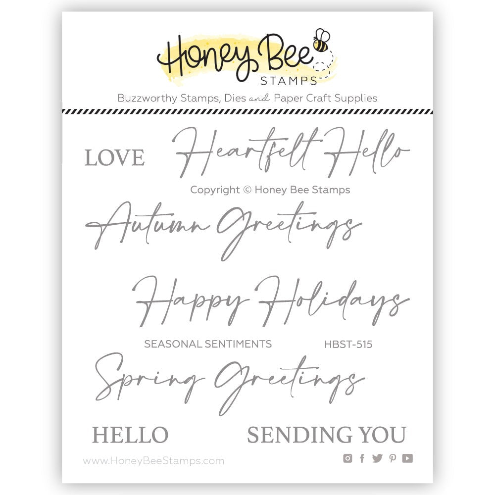 Seasonal Sentiments Stamp Set