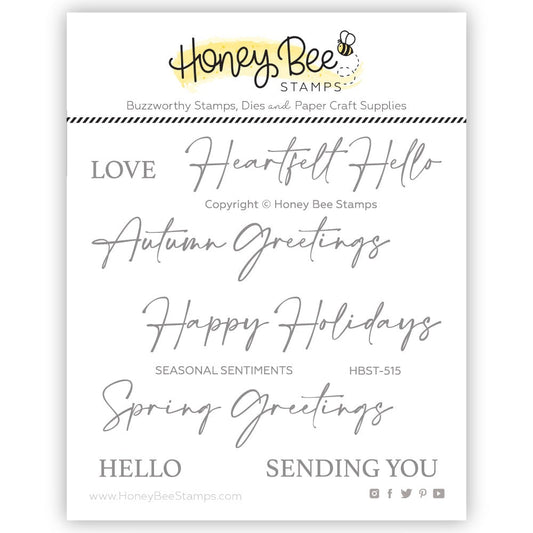 Seasonal Sentiments Stamp Set