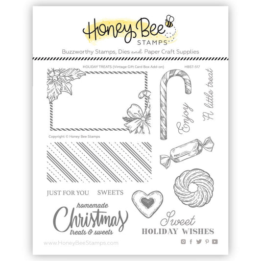 Holiday Treats Vintage Gift Card Box Add-On Stamp Set